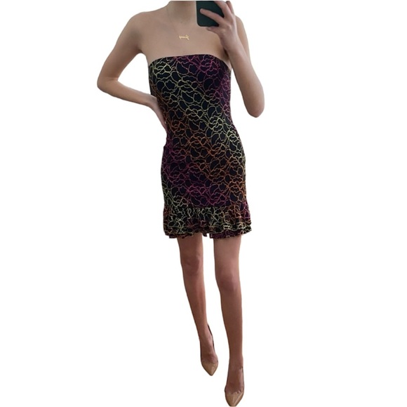 Jovani Strapless Mini Dress - Picture 1 of 4